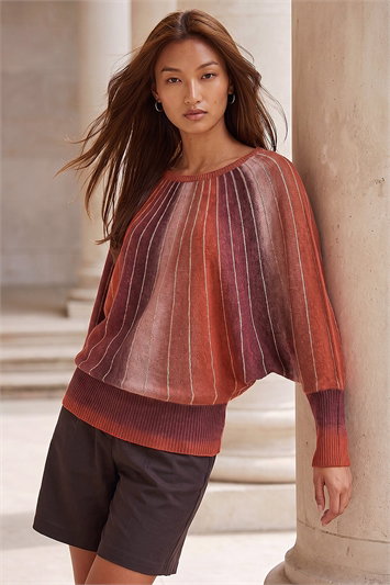 Orange Spacedye Sunray Jumper