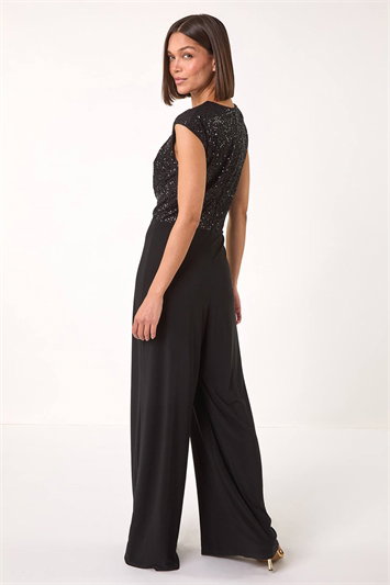 Sequin Twist Front Jumpsuit 14585908
