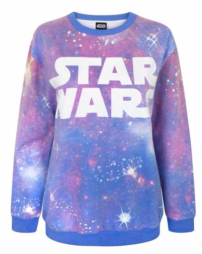 Purple Star Wars Cosmic Sublimation Sweatshirt
