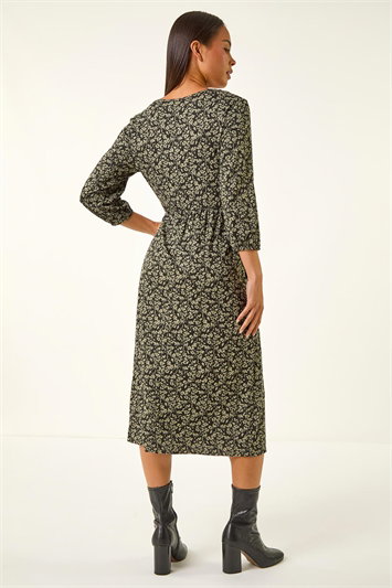 Petite Floral Midi Dress 14850640