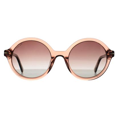 Cream Round Transparent Nude Brown Brown Polarized Gold 122