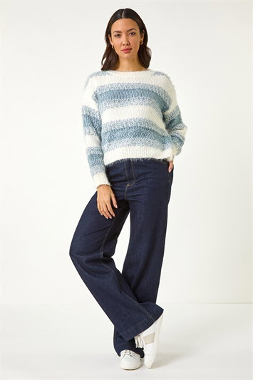 Contrast Shaded Stripe Jumper 16201709