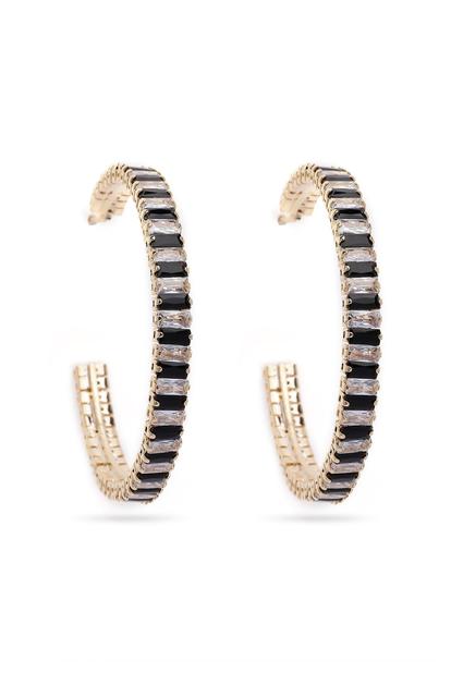 Metallic Gold Colored Hoops