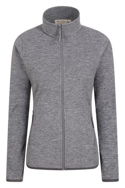 Grey Snowdon Ii Melange Full Zip Fleece Jacket