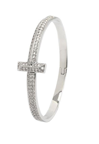 Metallic Modern Minimalist Bangle