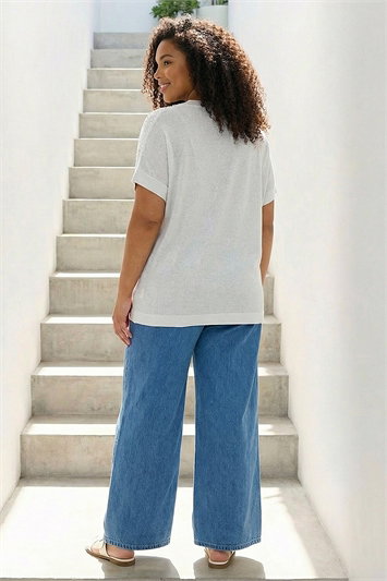 Curve Sparkly Knit Top 16193538