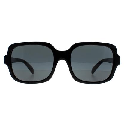Black Square Shiny Black Dark Grey Ea4195