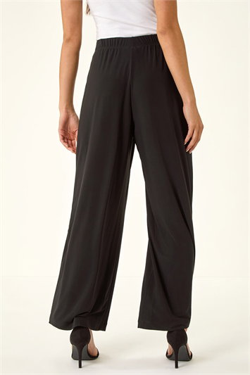 Petite Wide Leg Stretch Trouser 18052908