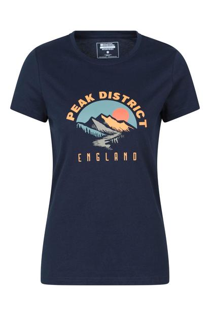 Green Peak District Mountain Scene Tshirt