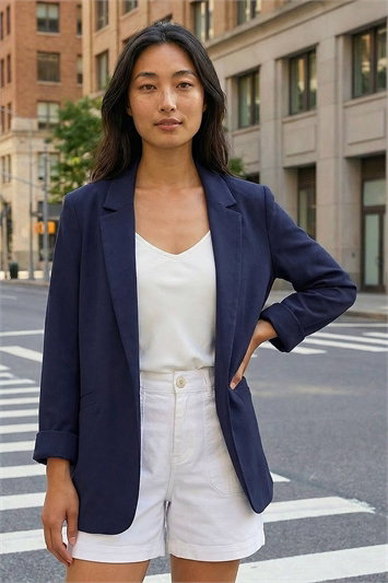 Petite Revere Collar Stretch Blazer 15041560
