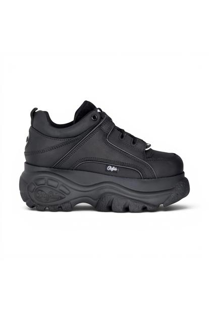 Black Womens Platform Trainers -1339-14-2.0