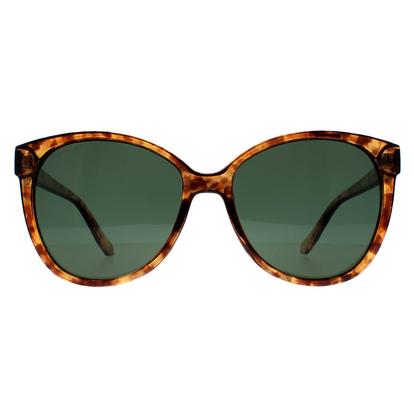 Brown Cat Eye Shiny Havana Soft Demi G15 Green Polarized Mp74