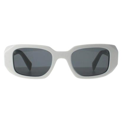 White Rectangle Talc Dark Grey Pr17ws
