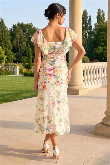 Petite Floral Tiered Dress 14765638