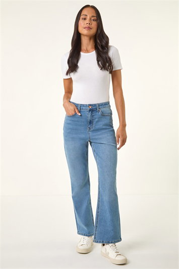 Petite Bootcut Stretch Jeans 18093429