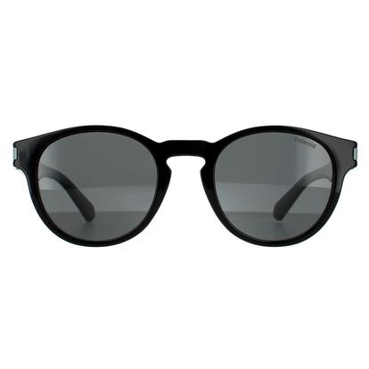 Black Round Black Grey Polarized