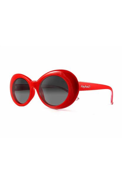 Red Ruby Rocks Ladies 'Antigua' Oval Sunglasses In Red