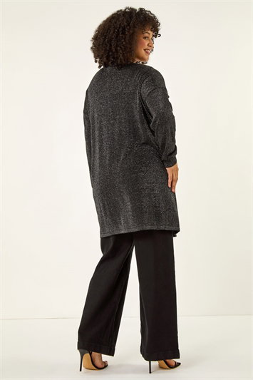 Curve Sparkly Longline Knit Cardigan 16306008