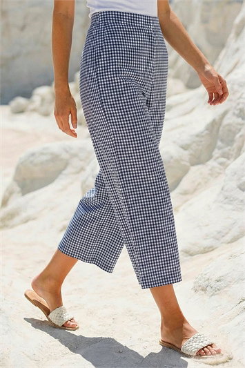Dusk Gingham Print Culottes 18124460