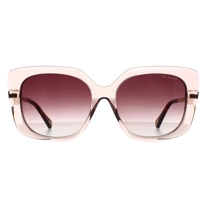 Pink Butterfly Crystal Pink And Gold Brown Gradient Tb1732 Heather