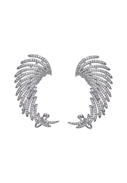 Metallic Diva Wings Ear-Cuffs