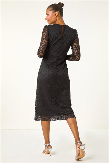 Corded Lace Midi Dress 14579708