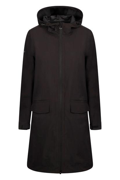 Black Sponsor Waterproof Jacket