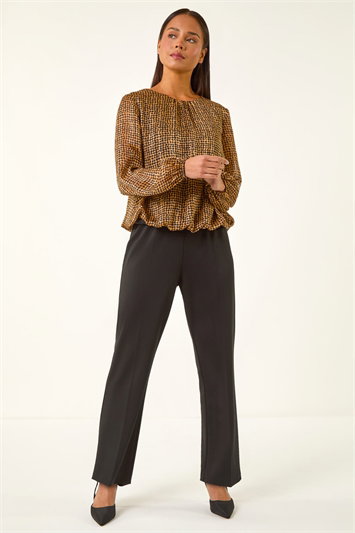 Petite Spot Bubble Hem Top 20238208