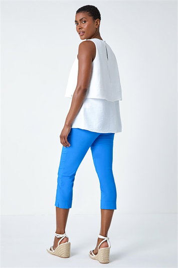 Tiered Sleeveless Vest Top 20152338