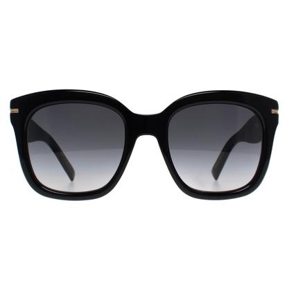 Black Square Shiny Black Grey Gradient With Light Mirror Boss 1731/S