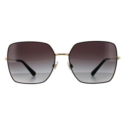 Black Square Black Gold Black Grey Gradient Dg2242 Sunglasses