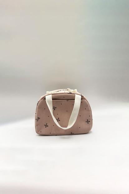 Pink Corduroy Insulated Lunch Holdall