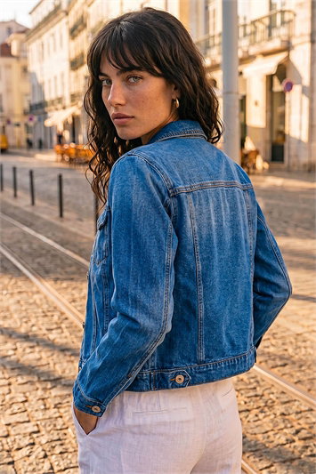 Classic Cotton Denim Jacket 15005829