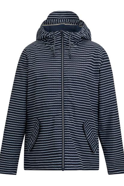 Multi Bayletta Contrast Striped Waterproof Jacket