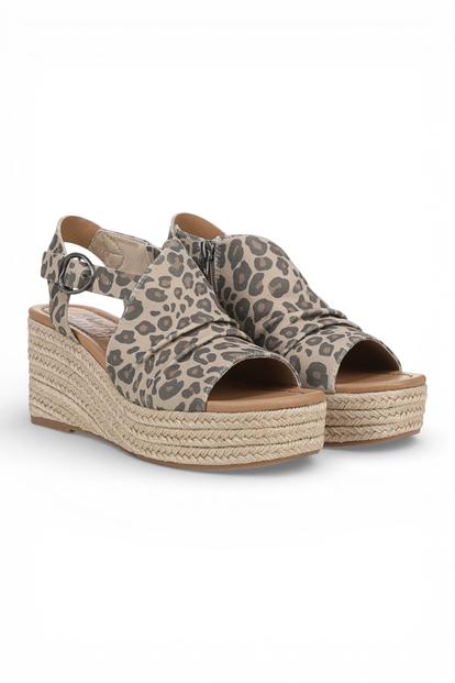 Multi Womens "Amira" Wedge Slingbacks Heel Sandals