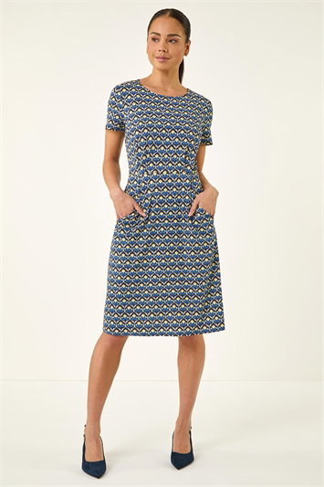 Petite Floral Pocket Dress 14817260