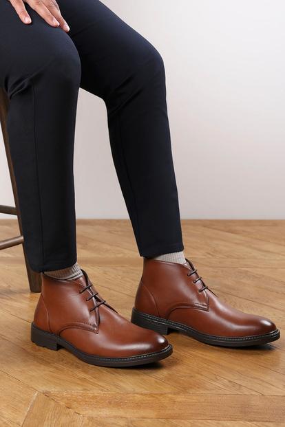 Black 'Mason' Lace Up Ankle Boots
