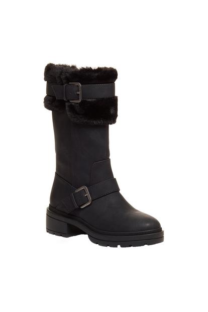 Black Igloo Long Boots