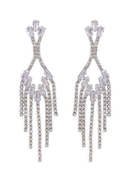 Metallic Elegant Sparkling Chain Earrings