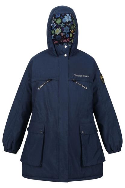 Blue Lacroix Cailar Logo Waterproof Jacket