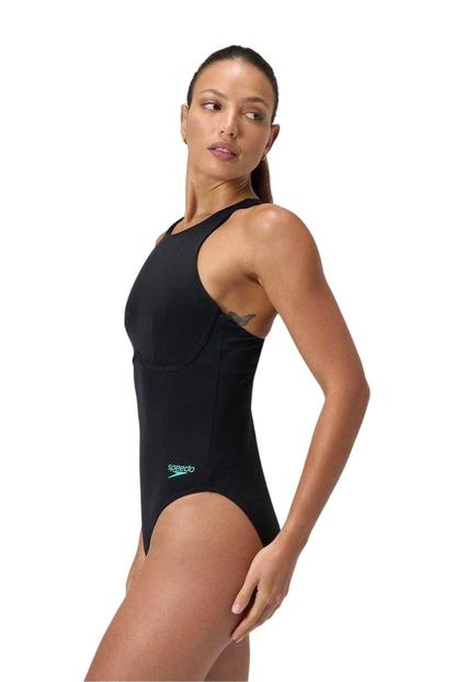 Grey Racer One Piece Swimsuit