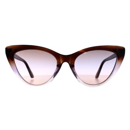Brown Cat Eye Brown Purple Fade Gradient Smoke Gf6147