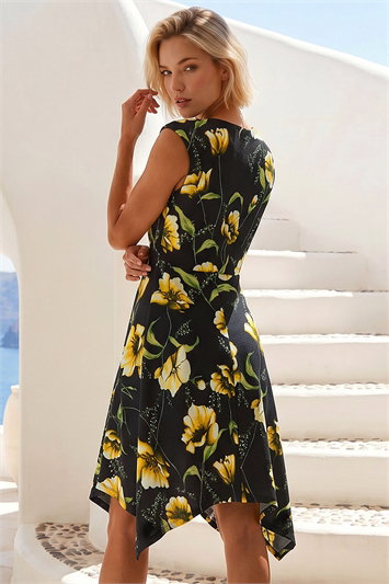 Floral Hanky Hem Dress 14844296