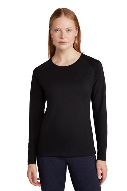 Black Quick Dry Long Sleeved Top