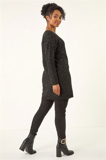 Petite Sparkle V-Neck Knit Jumper 16307908