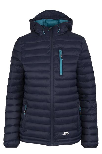 Blue Lenka Hooded Padded Jacket