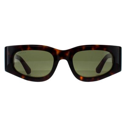 Brown Rectangle Havana With Green And Red Green Gg1664s