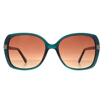 Grey Butterfly Gloss Green Crystal And Teal Brown Gradient Morwenna
