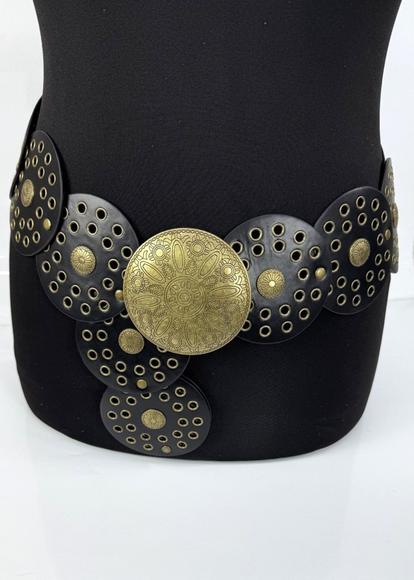 Black Large Disc Belt
