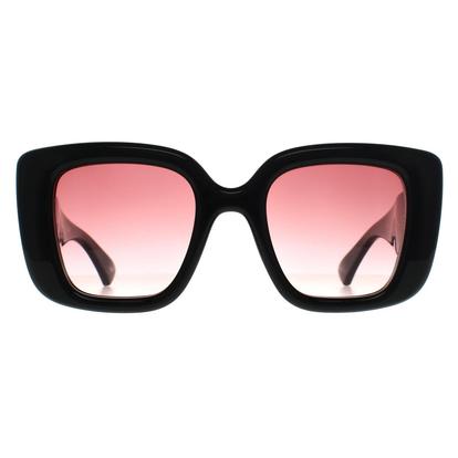 Black Square Shiny Black Red Gradient  Gg1975s